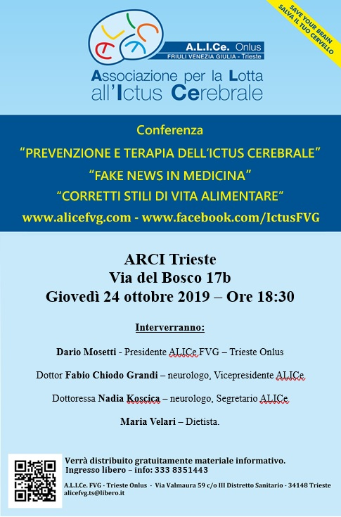 Locandina Conferenza ARCI Trieste